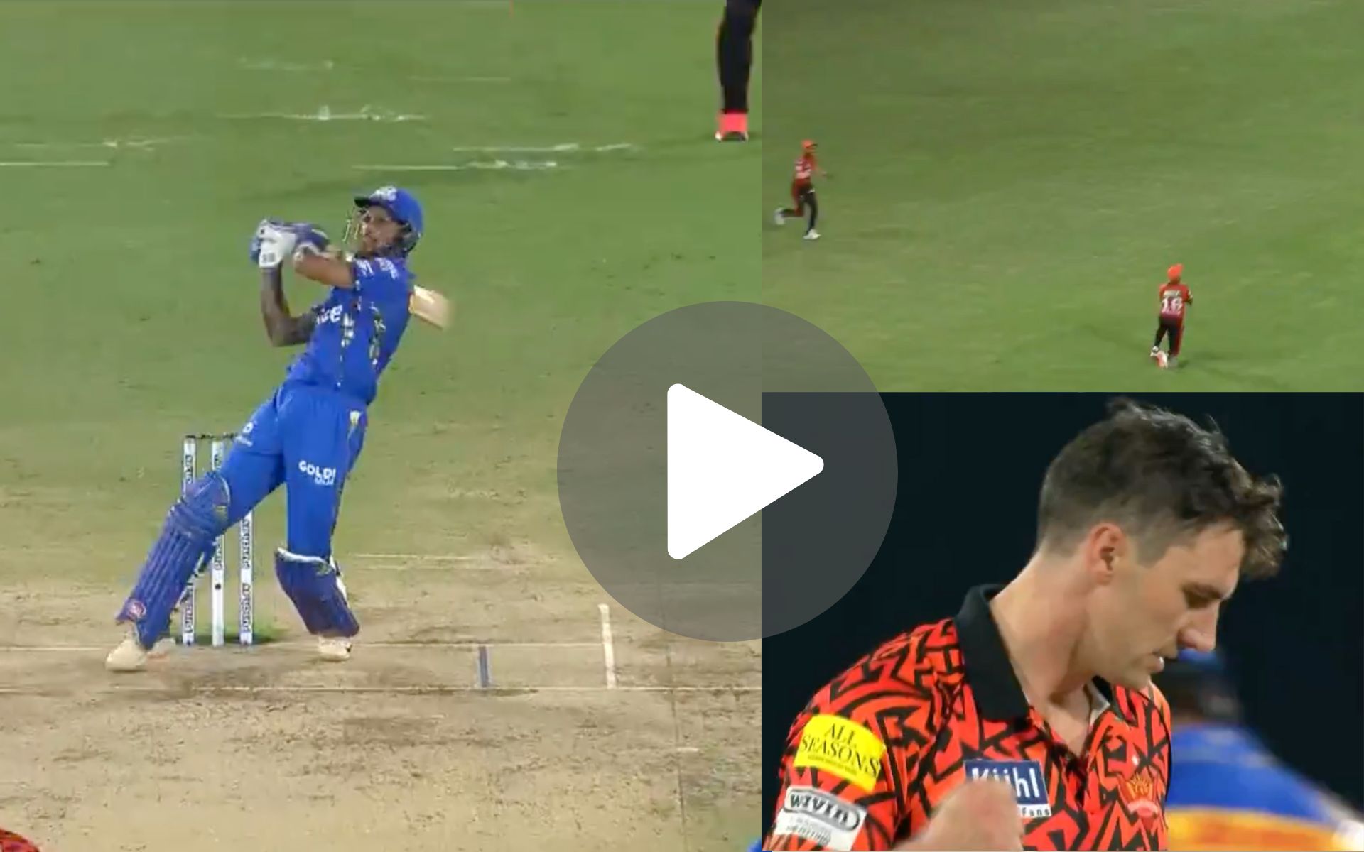 [Watch] Pat Cummins Hands MI Another Blow As Tilak Varma Departs on 64